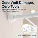 Tension Curtain Rod Extendable for Easy Home Use by LJGDeals