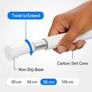 Tension Curtain Rod Extendable for Easy Home Use by LJGDeals