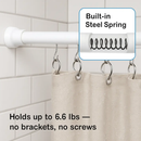 Tension Curtain Rod Extendable for Easy Home Use by LJGDeals