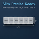 Weekly Pill Organizer for 7 Days - Portable Case by LJGDeals
