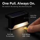 Solar Powered LED Step Lights for Outdoor Stairs by LJGDeals
