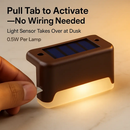 Solar Powered LED Step Lights for Outdoor Stairs by LJGDeals