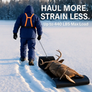 Deer Drag Sled with Harness for Hunting Adventures by LJGDeals