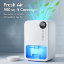 Dehumidifier: Portable, Sleep Mode, Timer & 7-Color Lighting by LJGDeals