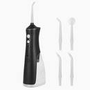 Portable Water Dental Flosser Cordless Rechargeable Dental Oral Irrigator IPX7 Waterproof Teeth Cleaner with 4 Modes 4 Nozzles 10.15oz Detachable Wate by LJGDeals