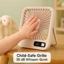 Mini Desktop Cooling Fan with LCD Display and Quiet Airflow by LJGDeals