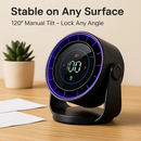 100-Speed Desk Fan Battery Operated; Wall Mounted, Tilting by LJGDeals