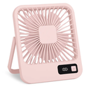 Mini Desktop Cooling Fan with LCD Display and Quiet Airflow by LJGDeals