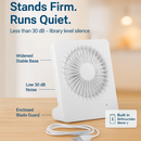 Portable Desk Fan - 3-Speed Quiet Table Fan by LJGDeals