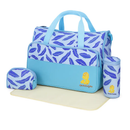 5Pcs Baby Nappy Diaper Bags Set Mummy Diaper Handbags with Diaper Pad Food Bag Bottle Bag Travel Tote Bags For Mom Dad by LJGDeals