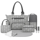 8Pcs Baby Nappy Diaper Bags Set with Bottle Bag & Purse by LJGDeals