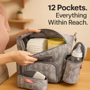8Pcs Baby Nappy Diaper Bags Set with Bottle Bag & Purse by LJGDeals
