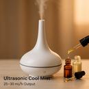 200ml Cool Mist Humidifier Ultrasonic Aroma Essential Oil Diffuser w/7 Color LED Lights Waterless Auto Off for Office Home Room Study Yoga Spa by LJGDeals