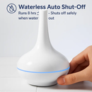 200ml Cool Mist Humidifier Ultrasonic Aroma Essential Oil Diffuser w/7 Color LED Lights Waterless Auto Off for Office Home Room Study Yoga Spa by LJGDeals