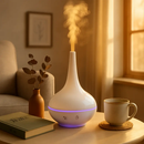 200ml Cool Mist Humidifier Ultrasonic Aroma Essential Oil Diffuser w/7 Color LED Lights Waterless Auto Off for Office Home Room Study Yoga Spa by LJGDeals