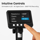 Digital Microscope with 4.3 Inch LCD and LEDs by LJGDeals