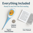 Digital Oral Thermometer - Fast, Accurate Reading by LJGDeals