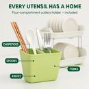 2-Tier Dish Drying Rack for Kitchen Counter by LJGDeals