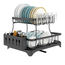 Dish Drying Rack with Drainboard and Utensil Holder by LJGDeals