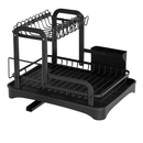 2-Tier Dish Drying Rack for Kitchen Counter Space by LJGDeals