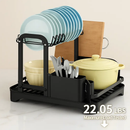2-Tier Dish Drying Rack for Kitchen Counter Space by LJGDeals
