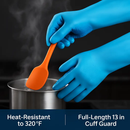 Silicone Dishwashing Gloves with Bristles by LJGDeals
