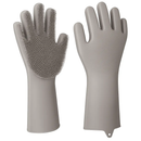 Silicone Dishwashing Gloves with Bristles by LJGDeals