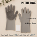 Silicone Dishwashing Gloves with Bristles by LJGDeals