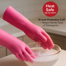 Silicone Dishwashing Gloves with Bristles by LJGDeals