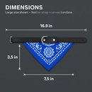 Adjustable Leather Pet Collar Triangle Bandana for Dogs by LJGDeals