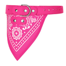 Adjustable Leather Pet Collar Triangle Bandana for Dogs by LJGDeals