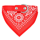 Adjustable Leather Pet Collar Triangle Bandana for Dogs by LJGDeals