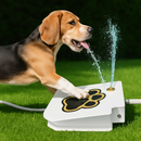 Dog Water Fountain Outdoor Dog Pet Water Dispenser Step-on Activated Sprinkler w/ Interactive Paw Pedal Valve for Drinking Fresh Water by LJGDeals