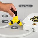 Dog Water Fountain Outdoor Dog Pet Water Dispenser Step-on Activated Sprinkler w/ Interactive Paw Pedal Valve for Drinking Fresh Water by LJGDeals