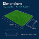 Potty Training Grass Pad for Indoor & Outdoor Use by LJGDeals