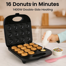 Mini Donut Maker for Kids - Quick Bake, Safe, Non-Stick by LJGDeals