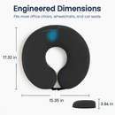 Donut Pillow Seat Cushion – Ergonomic Memory Foam Pad by LJGDeals