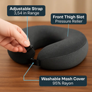 Donut Pillow Seat Cushion – Ergonomic Memory Foam Pad by LJGDeals