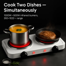 Infrared Dual Burner Portable Hot Plate Stove by LJGDeals