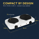 Infrared Dual Burner Portable Hot Plate Stove by LJGDeals
