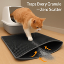 Cat Litter Mat EVA Honeycomb Double Layer Rug Pad by LJGDeals