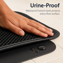 Cat Litter Mat EVA Honeycomb Double Layer Rug Pad by LJGDeals