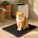 Cat Litter Mat EVA Honeycomb Double Layer Rug Pad by LJGDeals