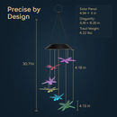 Dragonfly Solar Wind Chimes for Outdoor Garden Decor by LJGDeals
