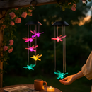 Dragonfly Solar Wind Chimes for Outdoor Garden Decor by LJGDeals