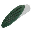 Green Angled Yard Drain Emitter for 4-Inch Pipe by LJGDeals