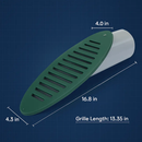 Green Angled Yard Drain Emitter for 4-Inch Pipe by LJGDeals