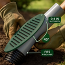 Green Angled Yard Drain Emitter for 4-Inch Pipe by LJGDeals