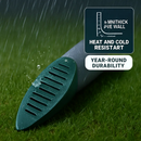 Green Angled Yard Drain Emitter for 4-Inch Pipe by LJGDeals