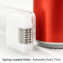 Drink Organizer for Fridge - Adjustable 5-Row Can Dispenser by LJGDeals
